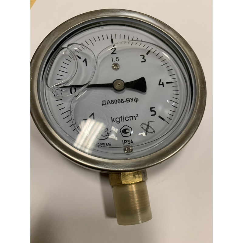 ДМ8008ВУФ манометр-1-5 кг гліцерин