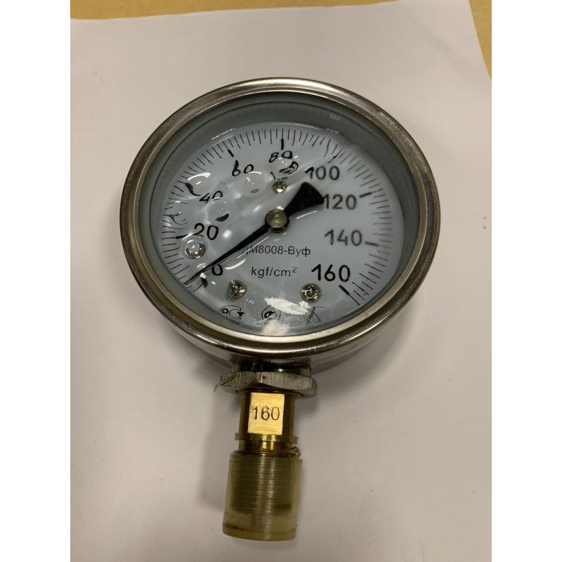 ДМ8008ВУФ манометр Гліцеринозаповнений 0-160 кг