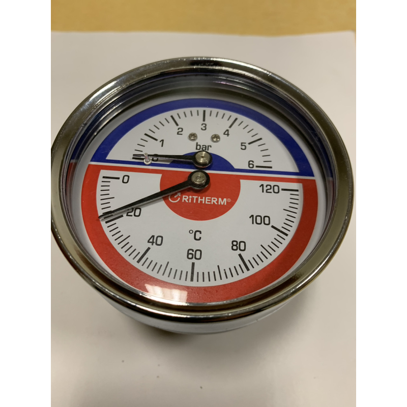 Термометр Ritherm 0-120c 6bar