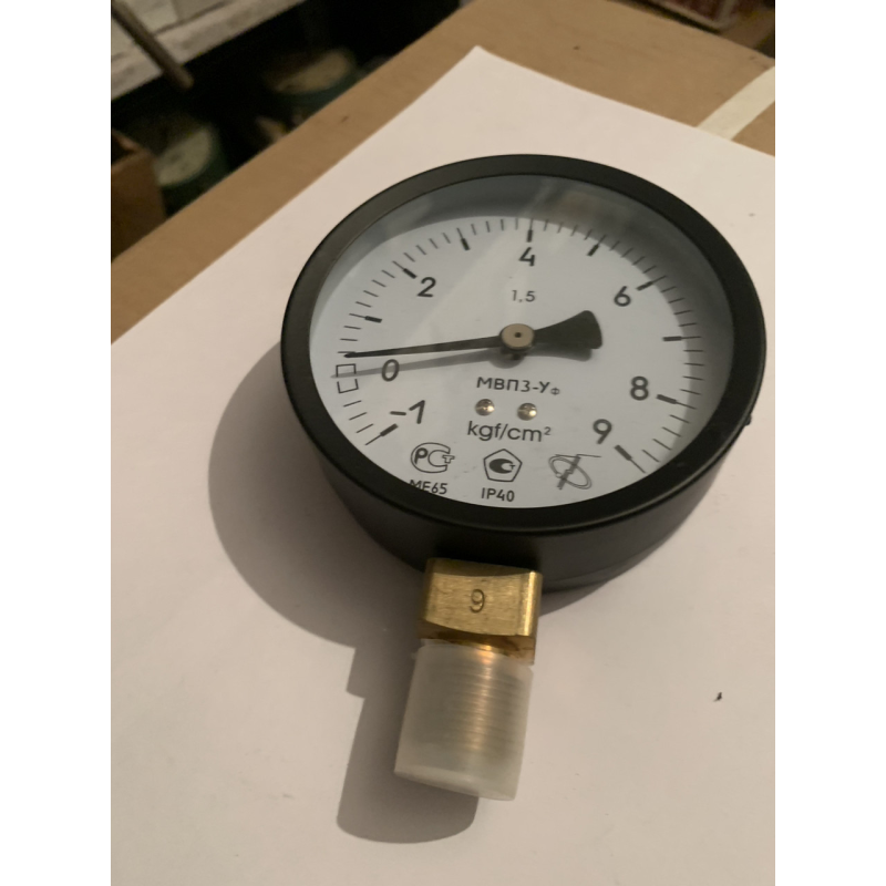 МВП 3УФ-1-9кг мановакуометр