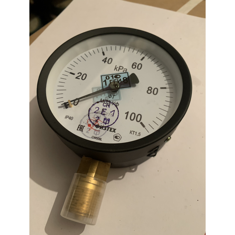 МП3УФ 100КРа манометр