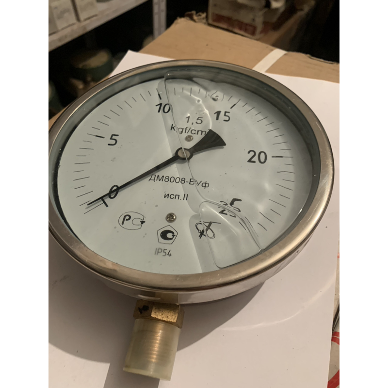 ДМ8008ВУФ 25 кг манометр гліцерин