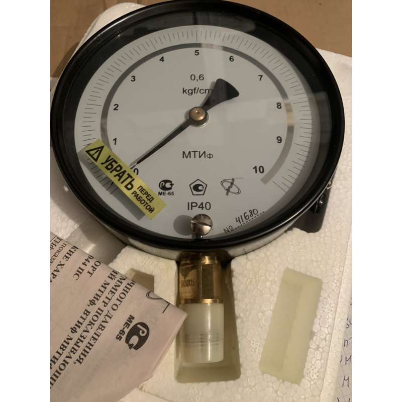 МТИ Ф 0,6 10 кг манометр