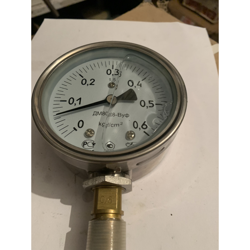 ДМ8008ВУФ манометр 0,6кг ДМ8008ВУФ манометр 0,6кг
