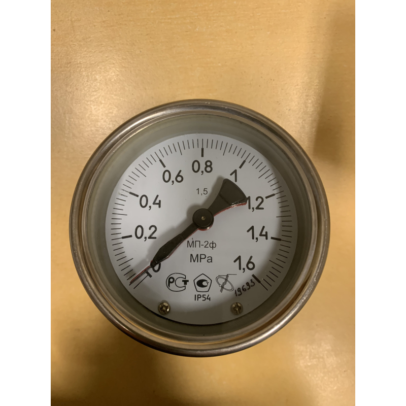 МП 2Ф 1,6МПа манометр залізничний